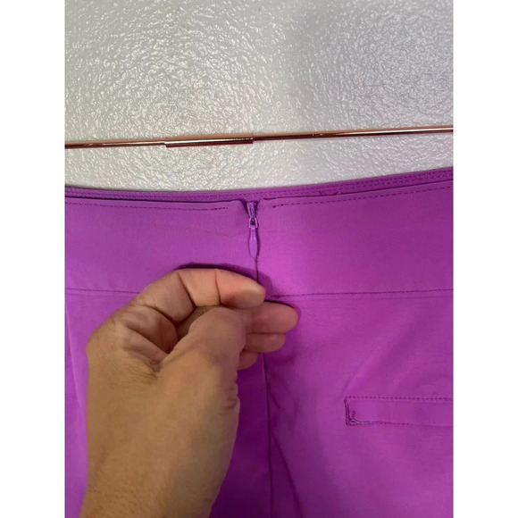 ZERORESTRICTION Womens Workout Training Tennis Palmer Skirt Skort Purple Sz 4 - Picture 8 of 10